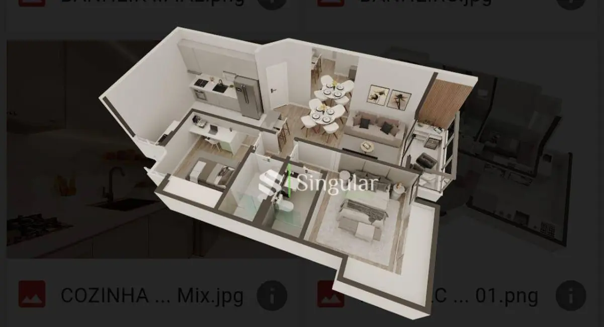 Apartamento com 2 quartos à venda, 65m2 em Vivendas da Serra, Juiz De Fora - MG - imagem 6 Foto 6 de Apartamento com 2 quartos à venda, 65m2 em Vivendas da Serra, Juiz De Fora - MG