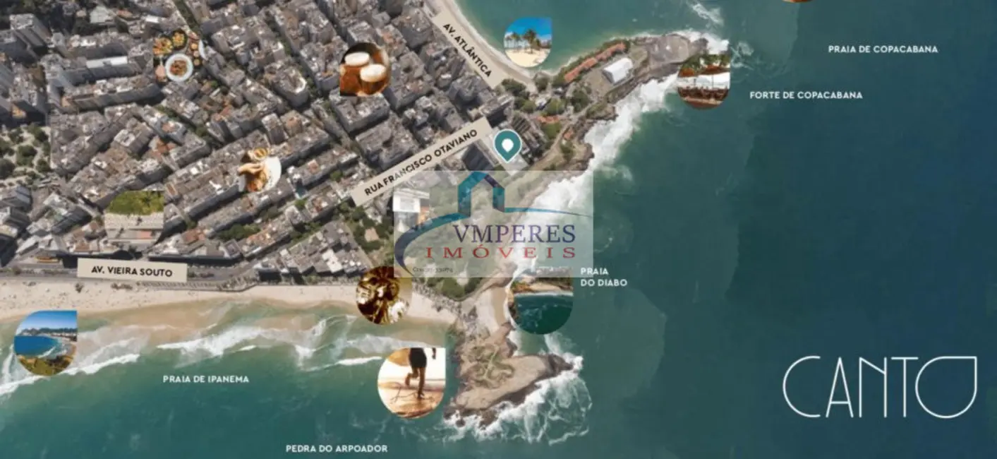Foto 2 de Apartamento com 1 quarto à venda, 39m2 em Ipanema, Rio De Janeiro - RJ