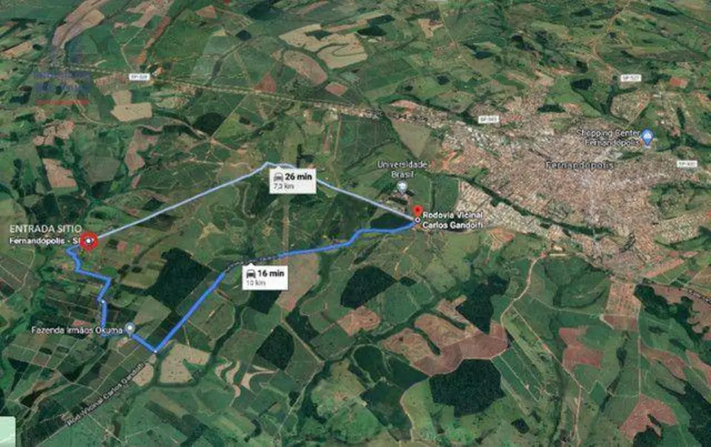 Foto 4 de Chácara à venda, 27000m2 em Fernandopolis - SP