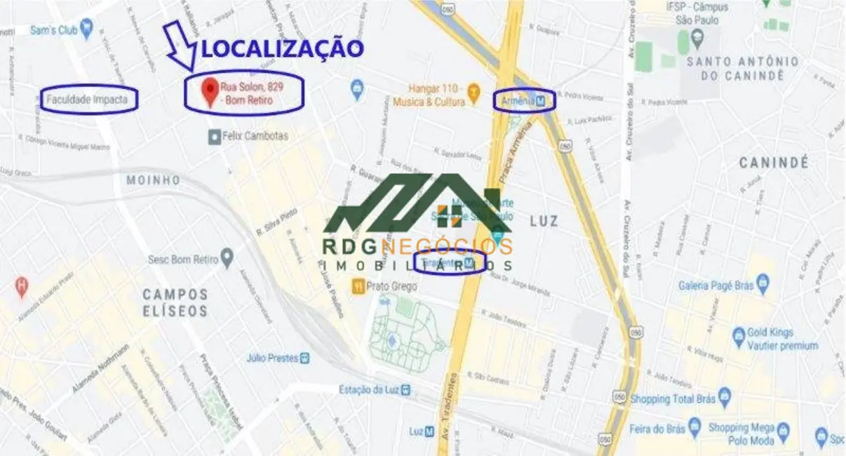 Terreno / Lote para alugar, 348m2 em Bom Retiro, São Paulo - SP - imagem 4 Foto 4 de Terreno / Lote para alugar, 348m2 em Bom Retiro, São Paulo - SP