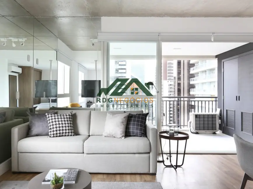 Foto 1 de Apartamento com 1 quarto para alugar, 63m2 em Cidade Monções, São Paulo - SP