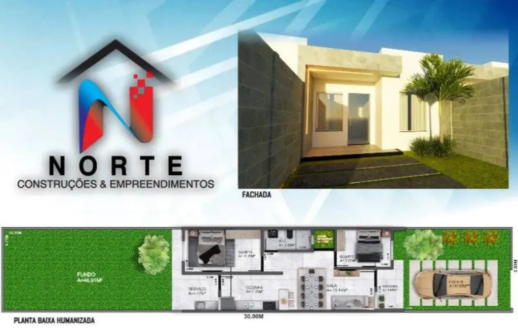 Foto 4 de Casa com 2 quartos à venda, 150m2 em Santo Antônio dos Prazeres, Feira De Santana - BA