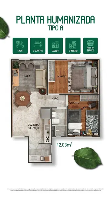 Foto 5 de Apartamento com 2 quartos à venda, 40m2 em Mangabeira, Feira De Santana - BA