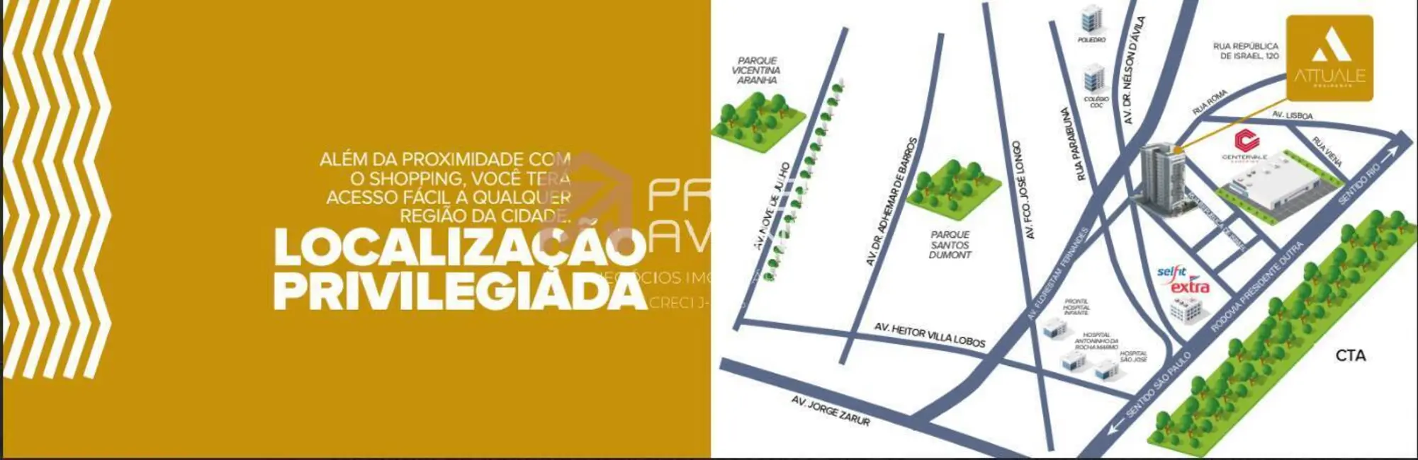 Apartamento com 3 quartos à venda, 70m2 em Sao Jose Dos Campos - SP - imagem 6 Foto 6 de Apartamento com 3 quartos à venda, 70m2 em Sao Jose Dos Campos - SP