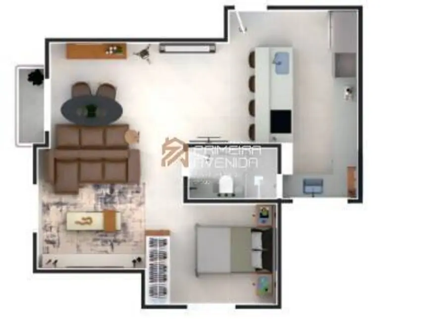 Apartamento com 2 quartos à venda, 52m2 em Sao Jose Dos Campos - SP - imagem 8 Foto 8 de Apartamento com 2 quartos à venda, 52m2 em Sao Jose Dos Campos - SP