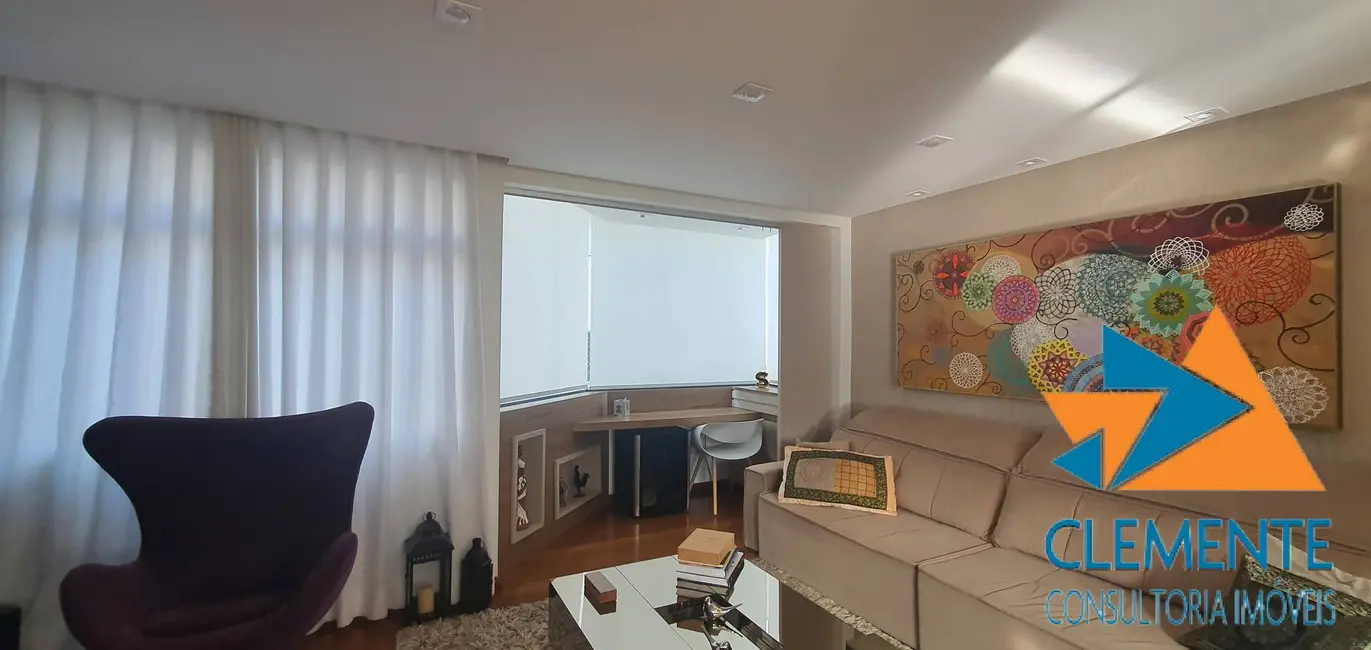 Foto 3 de Apartamento com 3 quartos à venda, 85m2 em Sion, Belo Horizonte - MG