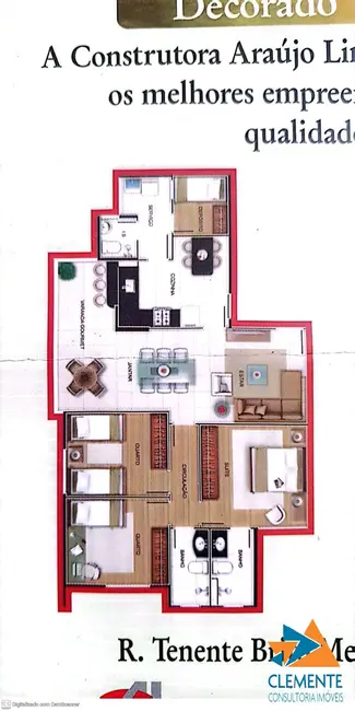 Foto 2 de Apartamento com 3 quartos à venda, 97m2 em Santo Agostinho, Belo Horizonte - MG