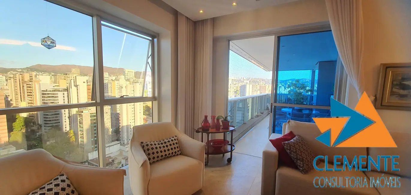 Apartamento com 4 quartos à venda, 209m2 em Lourdes, Belo Horizonte - MG - imagem 6 Foto 6 de Apartamento com 4 quartos à venda, 209m2 em Lourdes, Belo Horizonte - MG