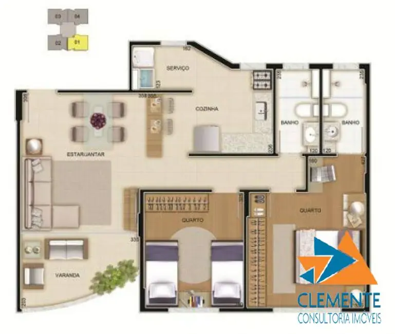 Apartamento com 2 quartos à venda, 68m2 em Funcionários, Belo Horizonte - MG - imagem 5 Foto 5 de Apartamento com 2 quartos à venda, 68m2 em Funcionários, Belo Horizonte - MG