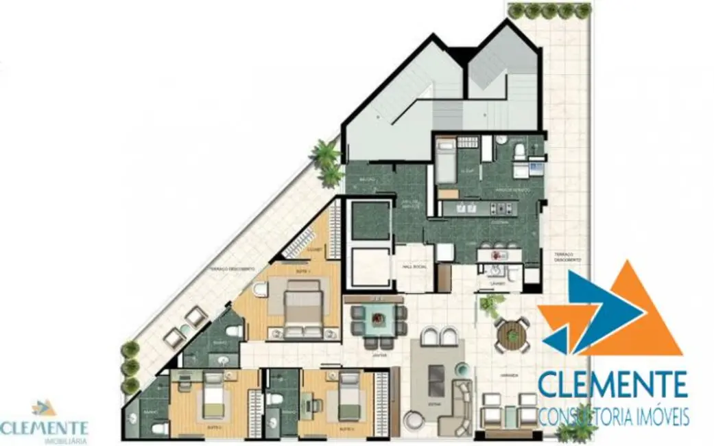 Apartamento com 2 quartos à venda, 98m2 em Lourdes, Belo Horizonte - MG - imagem 3 Foto 3 de Apartamento com 2 quartos à venda, 98m2 em Lourdes, Belo Horizonte - MG