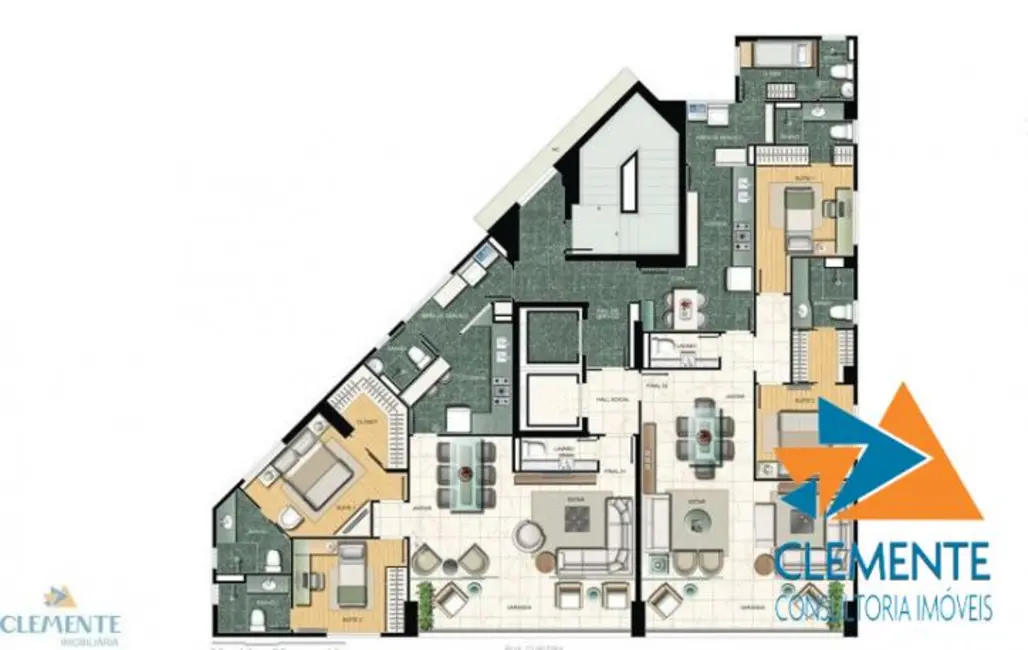 Apartamento com 2 quartos à venda, 98m2 em Lourdes, Belo Horizonte - MG - imagem 5 Foto 5 de Apartamento com 2 quartos à venda, 98m2 em Lourdes, Belo Horizonte - MG