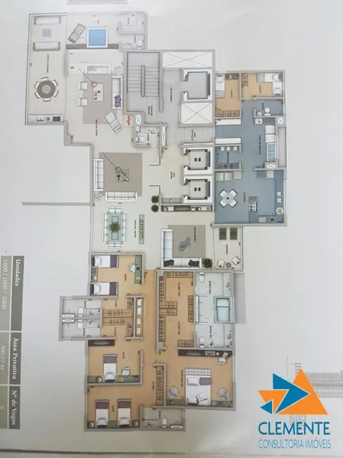 Foto 6 de Apartamento com 4 quartos à venda, 366m2 em Vila da Serra, Nova Lima - MG