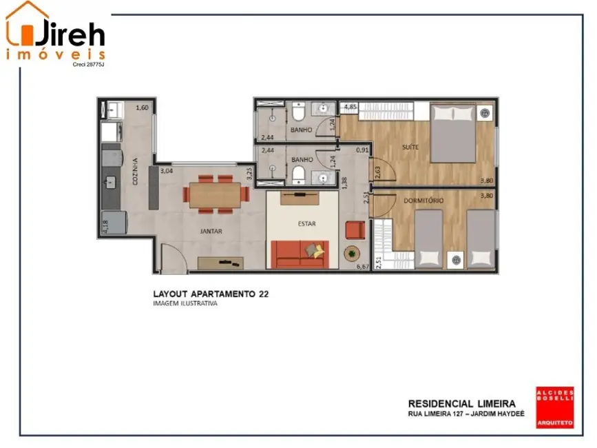Apartamento com 2 quartos à venda, 60m2 em Jardim Haydee, Maua - SP - imagem 2 Foto 2 de Apartamento com 2 quartos à venda, 60m2 em Jardim Haydee, Maua - SP