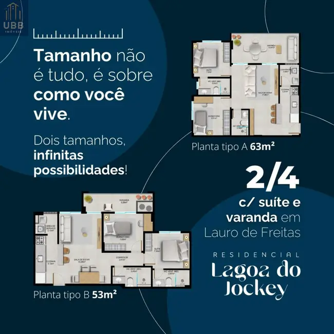 Apartamento com 2 quartos à venda, 54m2 em Comércio, Salvador - BA - imagem 2 Foto 2 de Apartamento com 2 quartos à venda, 54m2 em Comércio, Salvador - BA