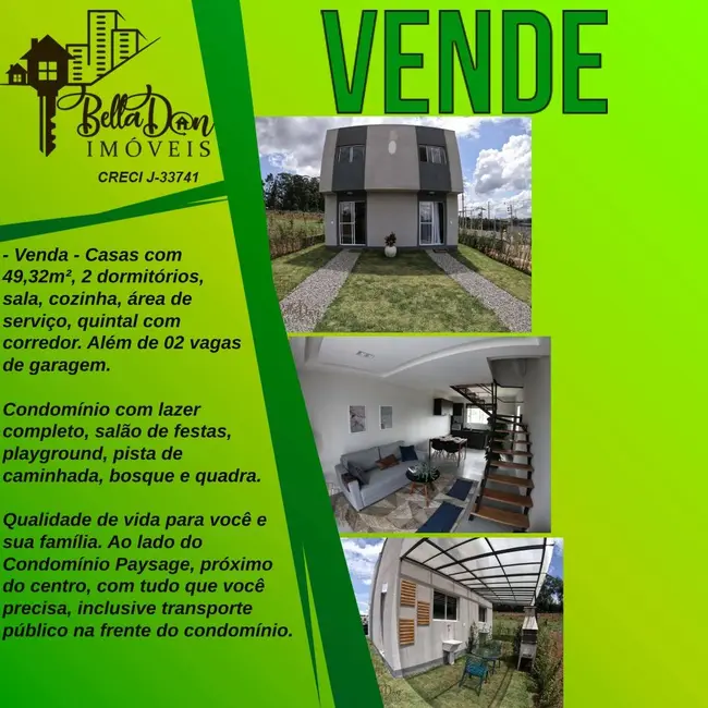 Foto 1 de Casa de Condomínio com 2 quartos à venda, 49m2 em Vargem Grande Paulista - SP