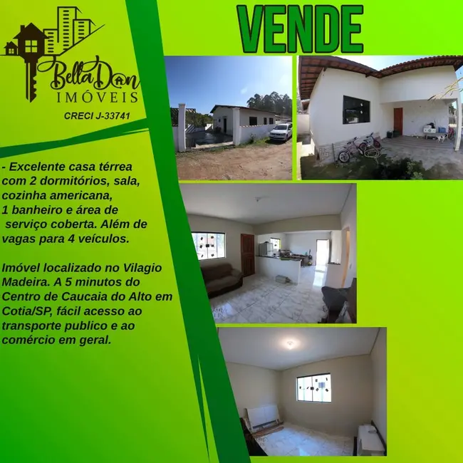 Foto 1 de Casa com 2 quartos à venda, 64m2 em Vila São Roque (Caucaia do Alto), Cotia - SP