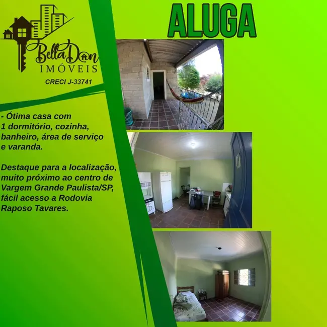 Foto 1 de Casa com 1 quarto para alugar, 40m2 em Vargem Grande Paulista - SP