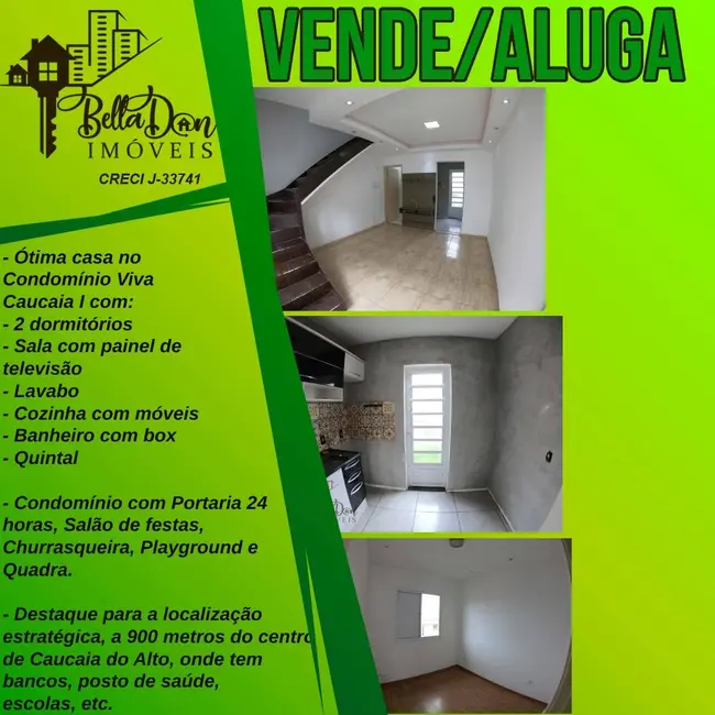 Foto 1 de Casa de Condomínio com 2 quartos à venda, 49m2 em Água Espraiada (Caucaia do Alto), Cotia - SP