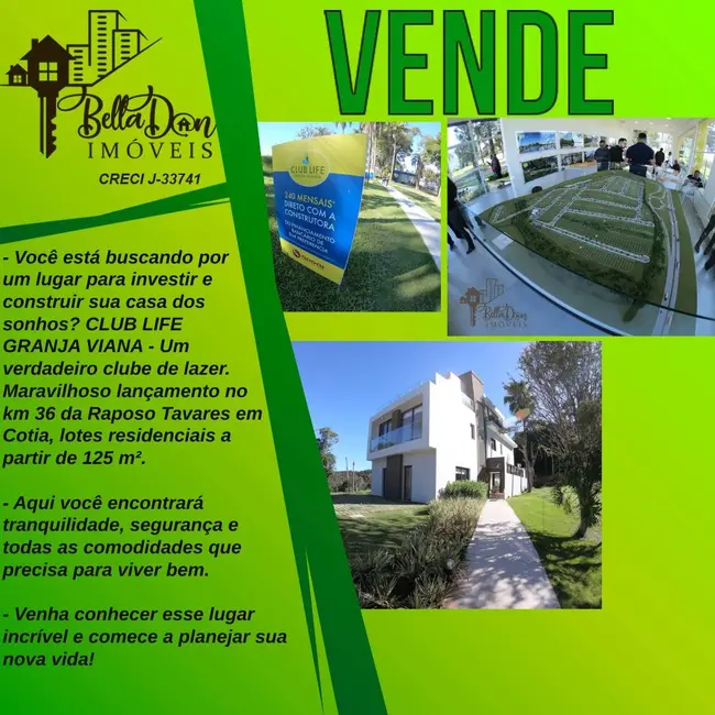 Foto 1 de Terreno / Lote com 2 quartos à venda, 89m2 em Jardim Caiapiá, Cotia - SP