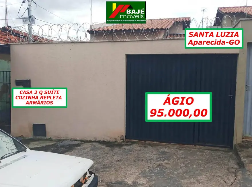 Foto 1 de Casa com 2 quartos à venda, 86m2 em Sítios Santa Luzia Residencial, Aparecida De Goiania - GO
