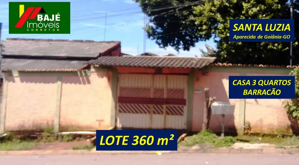 Foto 1 de Casa com 3 quartos à venda, 90m2 em Sítios Santa Luzia Residencial, Aparecida De Goiania - GO