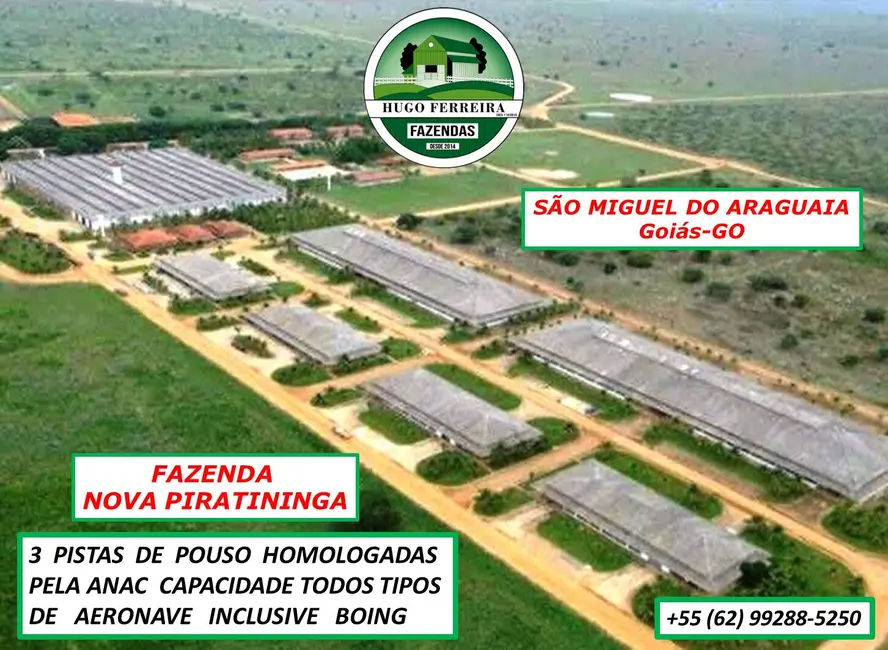 Foto 1 de Fazenda / Haras à venda, 234900m2 em Sao Miguel Do Araguaia - GO