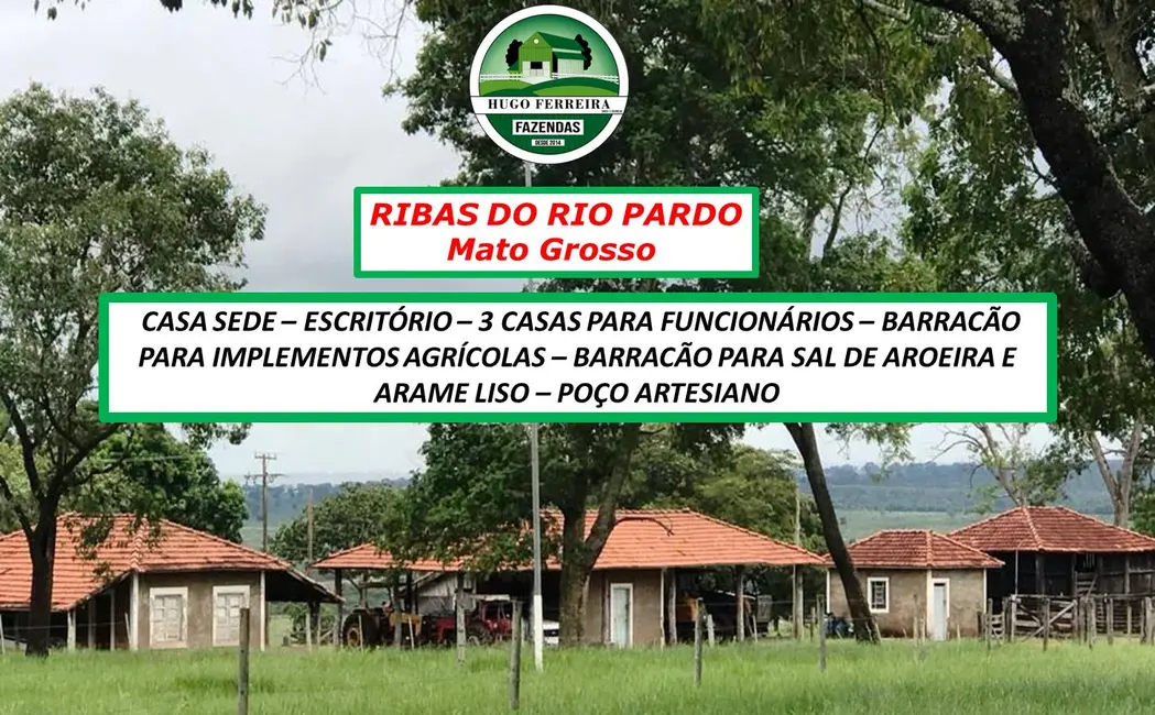 Foto 2 de Fazenda / Haras à venda, 2199m2 em Ribas Do Rio Pardo - MS