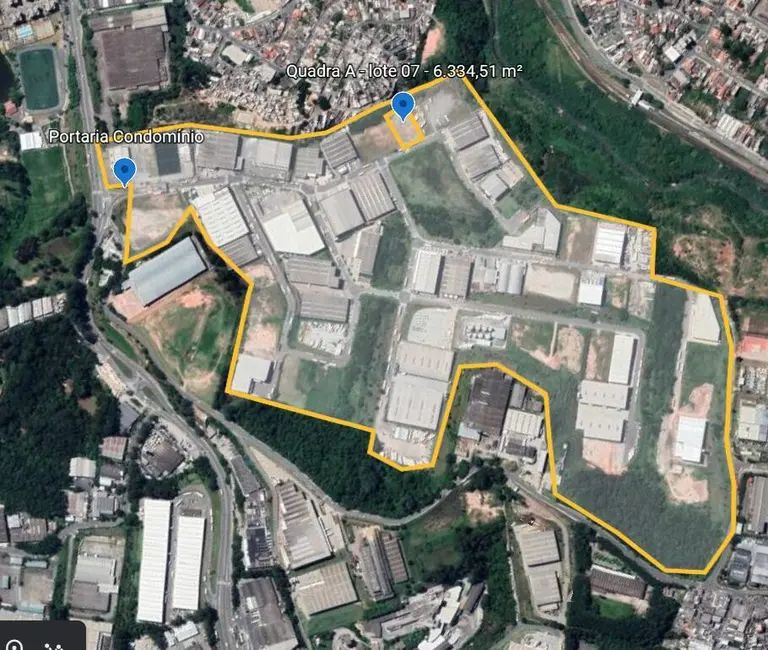 Foto 1 de Lote de Condomínio à venda e para alugar, 6335m2 em Jardim Alvorada, Jandira - SP