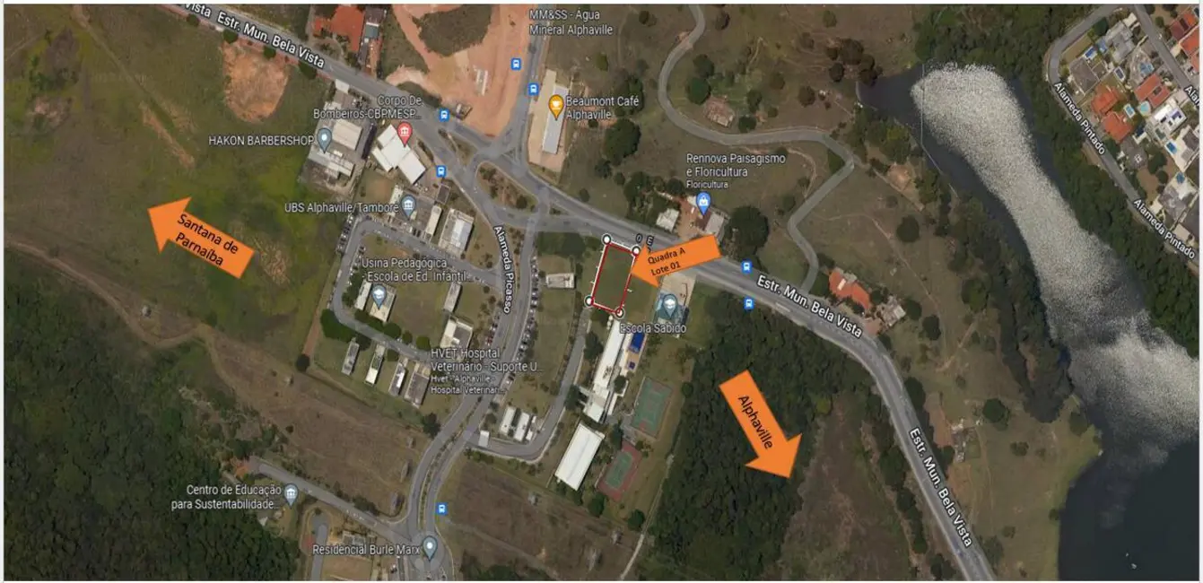 Foto 3 de Terreno / Lote à venda, 920m2 em Alphaville, Santana De Parnaiba - SP