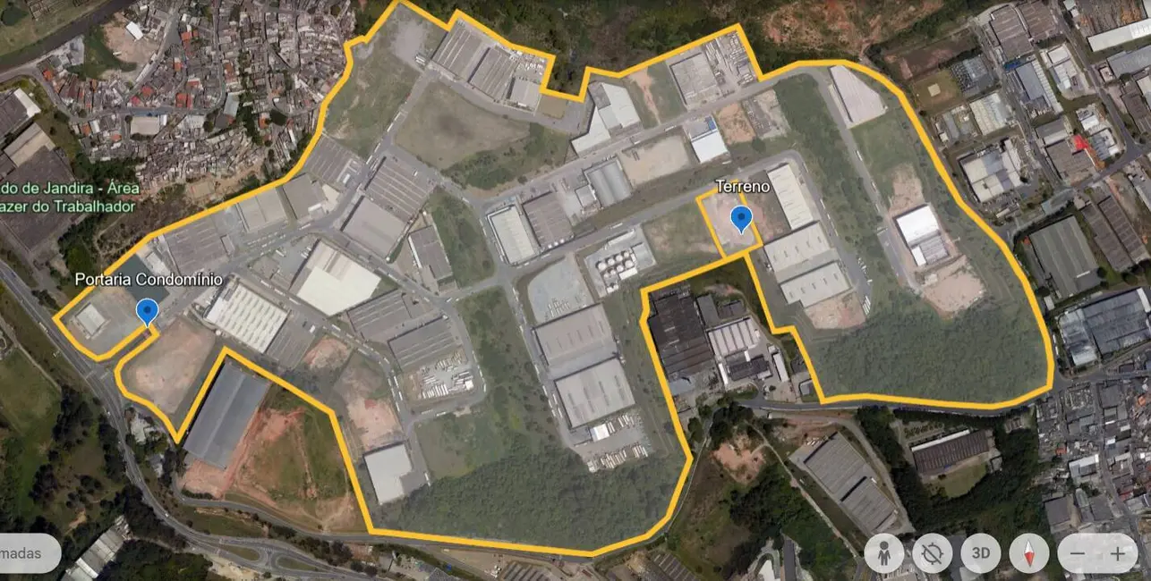 Foto 1 de Lote de Condomínio à venda e para alugar, 6113m2 em Jardim Alvorada, Jandira - SP