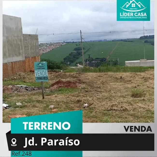 Foto 1 de Terreno / Lote à venda, 252m2 em Jardim Paraíso, Arapongas - PR