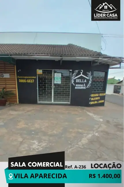 Foto 1 de Sala Comercial para alugar, 80m2 em Jardim Colúmbia I, Arapongas - PR