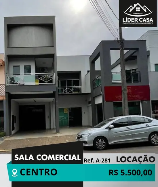 Foto 1 de Sala Comercial para alugar, 190m2 em Centro, Arapongas - PR