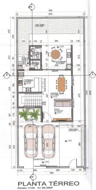 Foto 2 de Casa com 3 quartos à venda, 180m2 em Montes Claros - MG