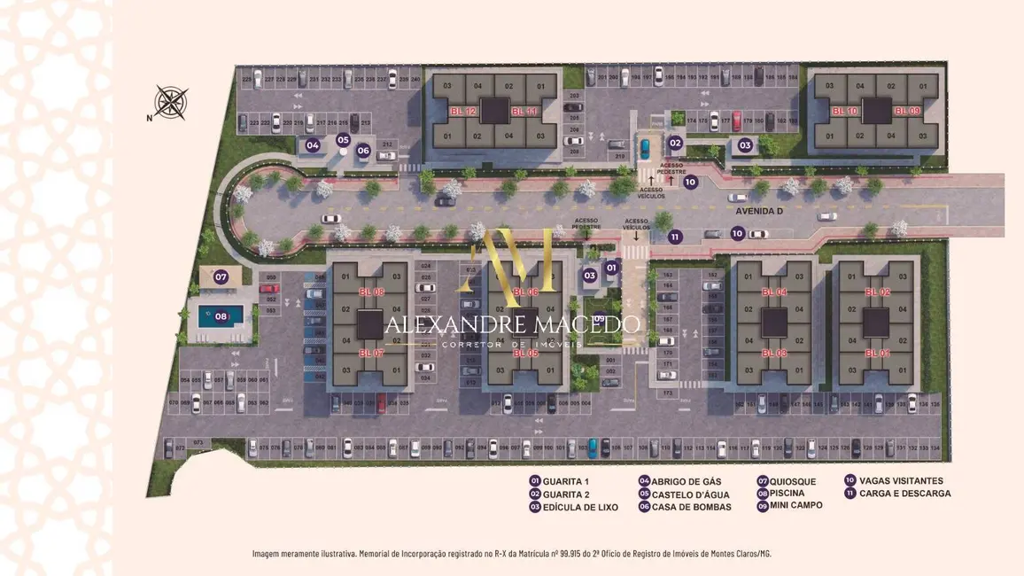 Apartamento com 2 quartos à venda, 44m2 em Belvedere, Montes Claros - MG - imagem 4 Foto 4 de Apartamento com 2 quartos à venda, 44m2 em Belvedere, Montes Claros - MG