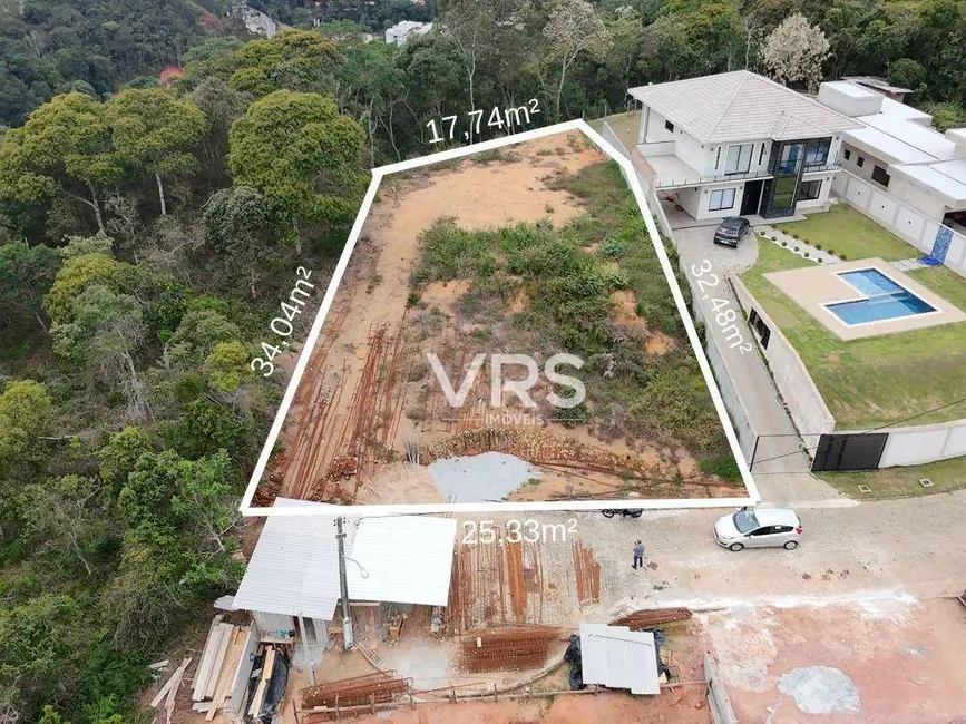 Foto 2 de Terreno / Lote à venda, 600m2 em Barra do Imbuí, Teresopolis - RJ