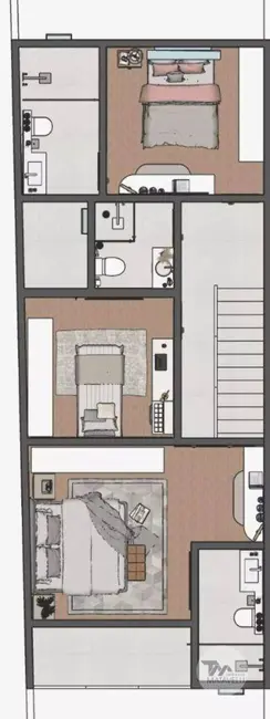 Foto 2 de Casa com 3 quartos à venda, 140m2 em Jardim Bandeirantes, Pocos De Caldas - MG