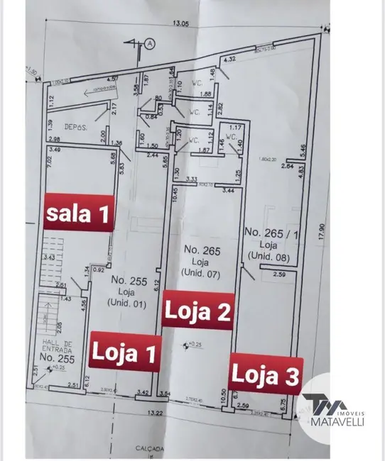 Foto 2 de Sala Comercial à venda, 299m2 em Centro, Pocos De Caldas - MG