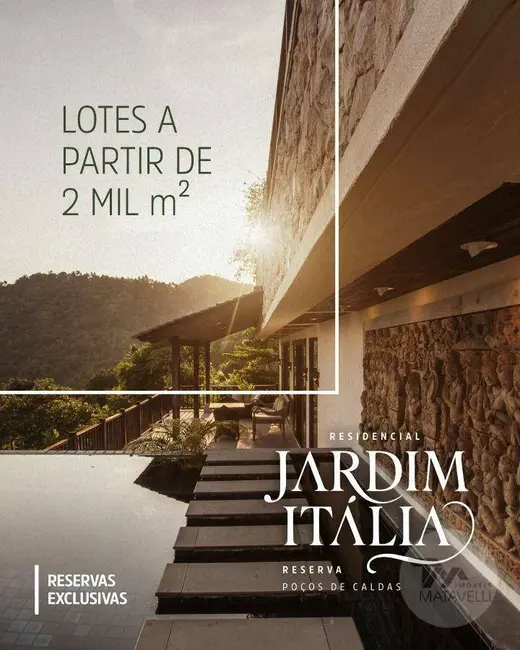 Foto 1 de Terreno / Lote à venda, 2000m2 em Santa Maria, Pocos De Caldas - MG