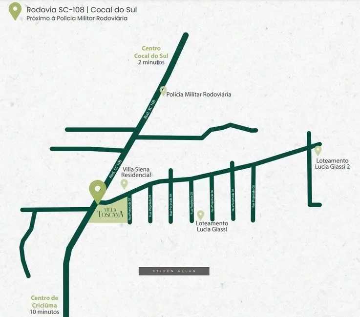Foto 8 de Apartamento com 2 quartos à venda, 55m2 em Cocal Do Sul - SC