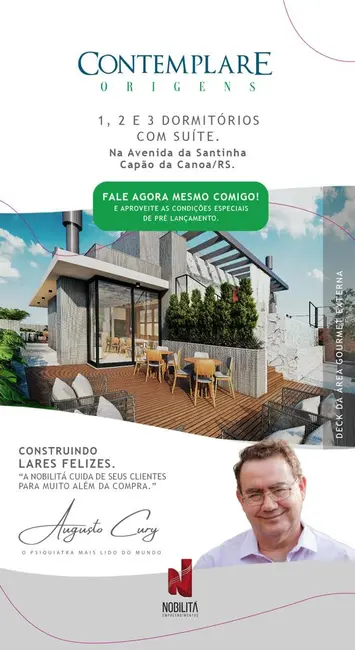 Foto 3 de Apartamento com 3 quartos à venda, 92m2 em Centro, Capao Da Canoa - RS