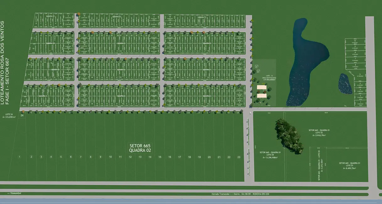 Foto 8 de Terreno / Lote à venda, 300m2 em Osorio - RS