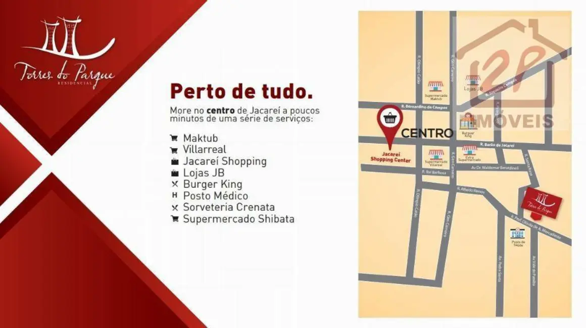 Foto 6 de Apartamento com 2 quartos à venda, 65m2 em Parque Santo Antônio, Jacarei - SP