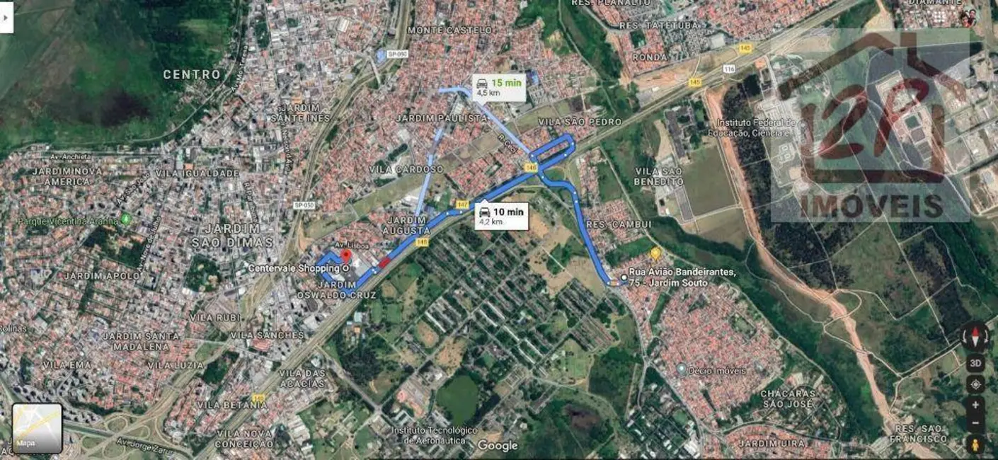 Foto 3 de Terreno / Lote à venda, 140m2 em Sao Jose Dos Campos - SP