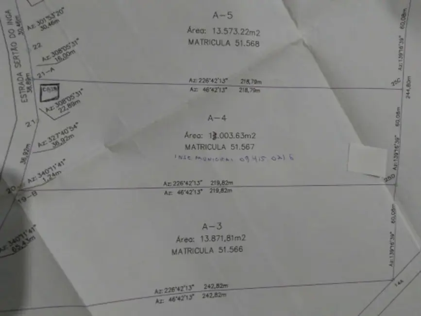 Foto 3 de Terreno / Lote à venda, 13003m2 em Ubatuba - SP