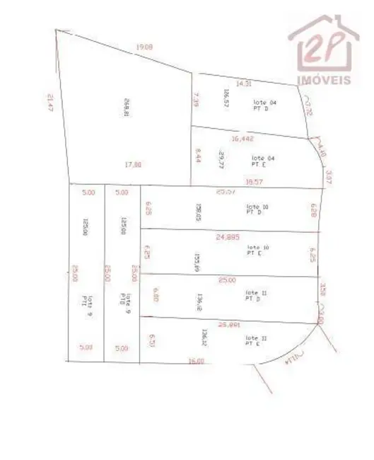 Foto 6 de Terreno / Lote à venda, 1361m2 em Jardim do Portal, Jacarei - SP