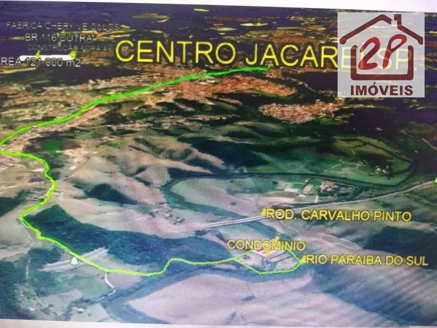 Foto 8 de Terreno / Lote à venda, 3750m2 em Jardim Colônia, Jacarei - SP
