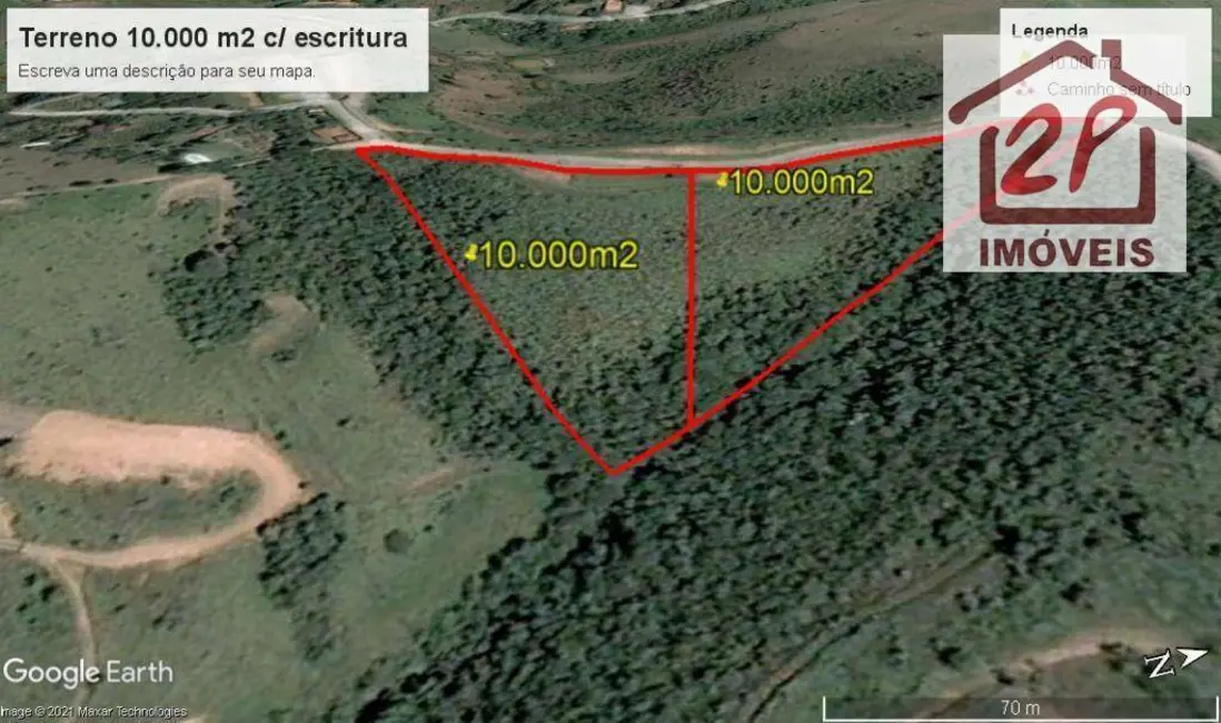 Foto 1 de Terreno / Lote à venda, 10000m2 em Monteiro Lobato - SP