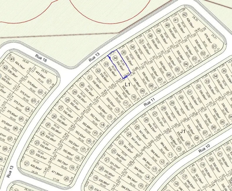 Terreno / Lote à venda, 332m2 em Sao Jose Dos Campos - SP - imagem 3 Foto 3 de Terreno / Lote à venda, 332m2 em Sao Jose Dos Campos - SP