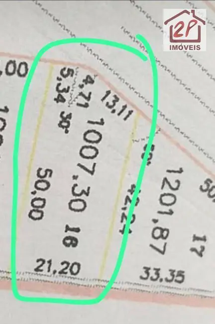 Foto 3 de Terreno / Lote à venda, 1007m2 em Jacarei - SP